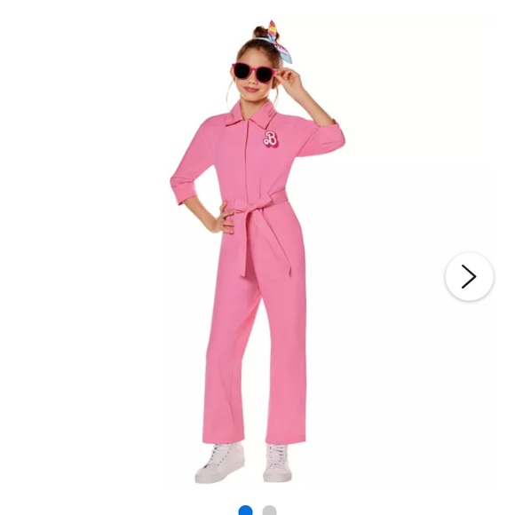 Barbie Pink Jumpsuit Kids Size Medium Barbie Costume - Picture 16 of 16
